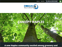 Tablet Screenshot of canopynaples.com